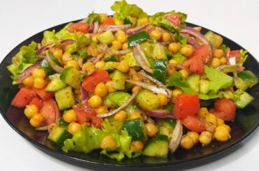 Protein Salad Recipe | Weight Loss Recipe | Chickpea Salad