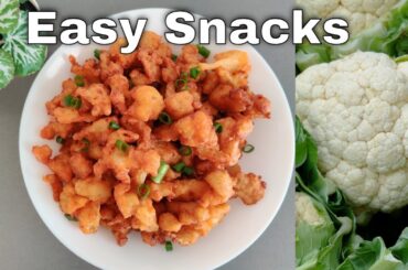 Crispy Cauliflower Snacks | Easy and Delicious Recipe