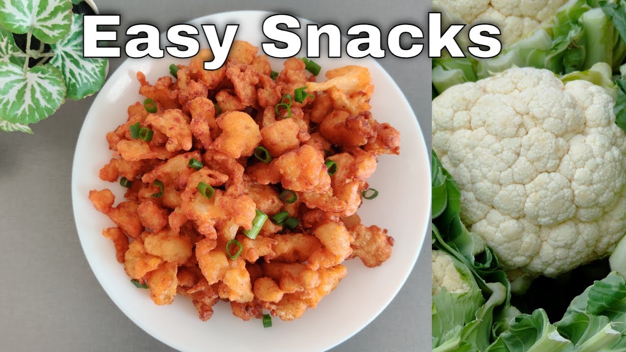 Crispy Cauliflower Snacks | Easy and Delicious Recipe Crispy Cauliflower Snacks | Easy and Delicious Recipe