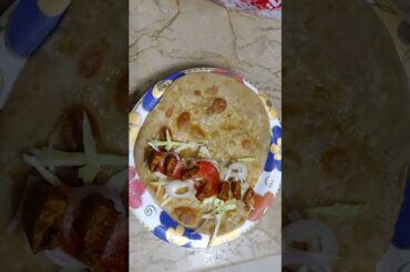 Tawa Chicken Roll #shorts#recipe #viral #trending  #arabianstyle #ytshort #simplecookingbyfaandna