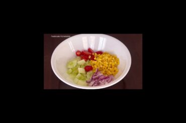 #shorts Healthy Salad Recipe For Weight Loss -  Lettuce Salad With Cucumber Tomato Avocado Corn