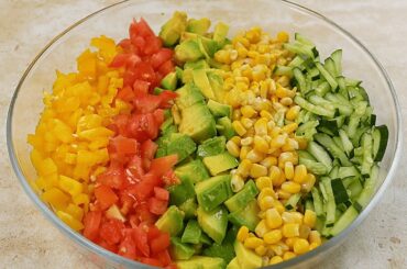 When I make this avocado salad, everyone asks me for the recipe!