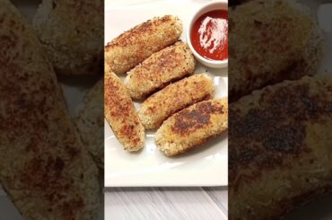 Oil Free crispy and flavorful Egg Potato Healthy Snacks #shorts #ytshorts #eggfinger