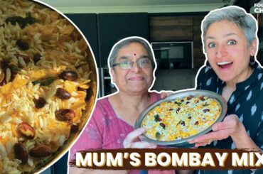 MUMS BOMBAY MIX RECIPE | How to make namkeen at home | Vegan snack in 10 minutes | Food with Chetna