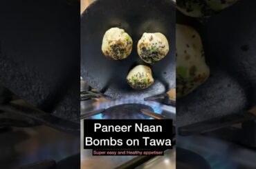 Quick Paneer Naan Bombs | Healthy Snacks #shorts #youtubeshorts #viral