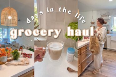 DAYS IN THE LIFE | huge healthy grocery haul, fertility journey update, & cooking at home!