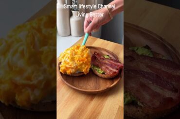 Delicious Breakfast Sandwich Recipe #quickandeasy  Morning Meal #breakfast #easy breakfast recipes
