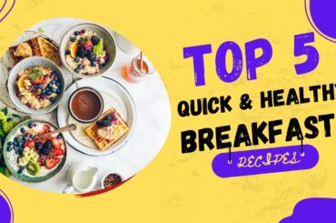 5 Quick & Healthy Breakfast Ideas for Busy Mornings | Nutritious Recipes 2023 #shorts