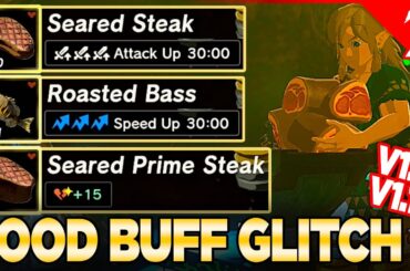 Get OP Food Buffs with Seared Food Buff Glitch (V1.1 & V1.1.1) in Tears of the Kingdom