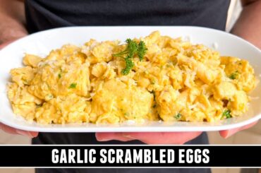 Spanish GARLIC Scrambled Eggs | How to Make the BEST Scrambled Eggs