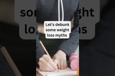 common weight loss myths #shorts #weightloss