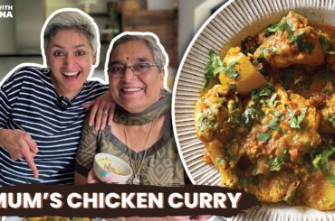 MUMS CHICKEN CURRY RECIPE | Ultimate comfort food | Easy Chicken curry | Food with Chetna