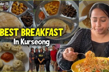 Best Breakfast in Kurseong | Last Day in Darjeeling, Meeting FoodFam,Train Food & more | Episode-13