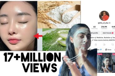 7 Days Challenge - glowing Healthy Skin in Just 7 Days | My secret Korean Rice starch Recipe