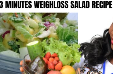 3-minute Weightloss Salad Recipe: Simple & Healthy!