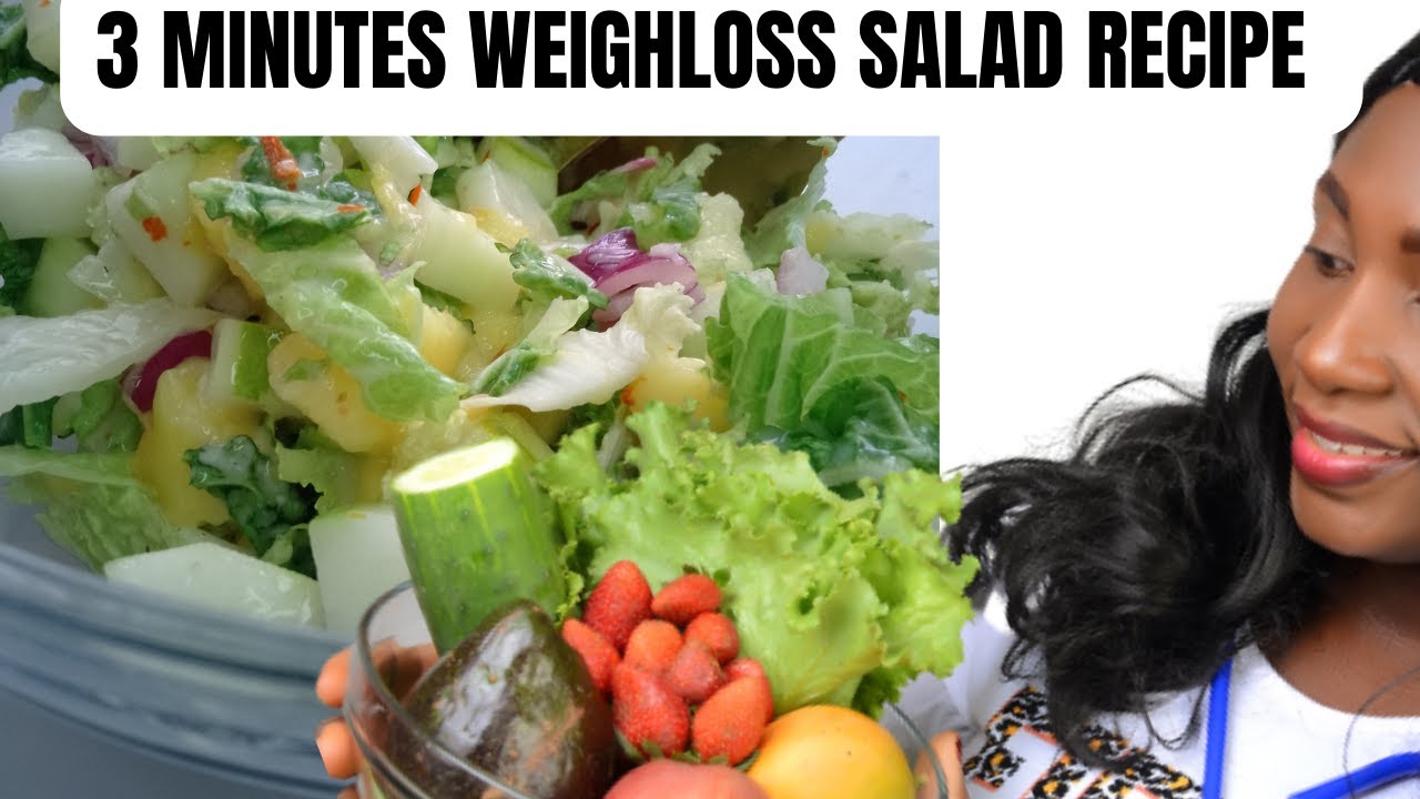 3-minute Weightloss Salad Recipe: Simple & Healthy! 3-minute Weightloss Salad Recipe: Simple & Healthy!