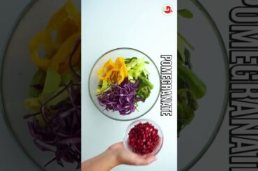 How to Cook Healthy, Colorful and Delicious Salad ?|| 10 Minutes Recipe #shorts