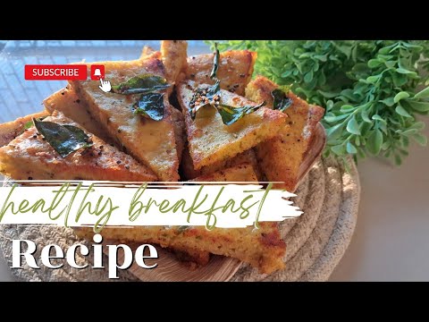 Healthy Breakfast Recipe| one spoon oil mein banaye ye healthy aur tasty breakfast|Spongy Triangles Healthy Breakfast Recipe| one spoon oil mein banaye ye healthy aur tasty breakfast|Spongy Triangles