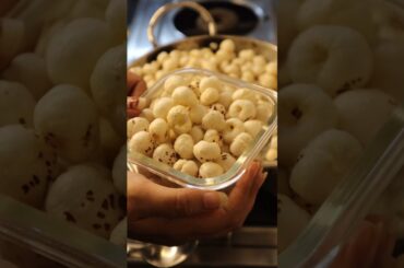 How to make Salted Crunchy Makhana #shorts #youtube #healthyrecipes #trending #cookwithshristi