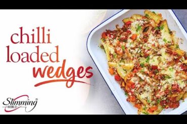 Slimming World chilli loaded wedges recipe - 6 Syns (FREE if using cheese as Healthy Extra ‘a’ )