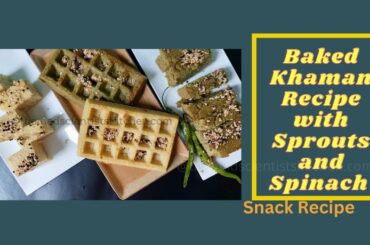 Baked Khaman Dhokla Recipe |  Healthy & Protein-rich Gujarati Snack