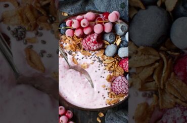 4 Smoothie Bowl Recipes for Weight Loss #shorts #healthy #weightloss