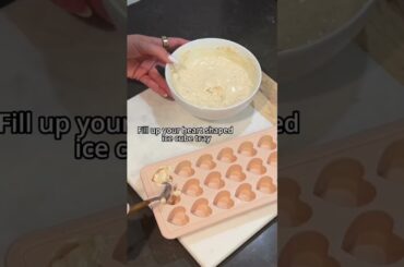 FROZEN HEARTS REVEAL #healthyrecipes