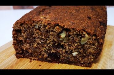 Flourless Bread with nuts and dried fruits. Healthy, dietary in 5 minutes!  Quick and delicious!