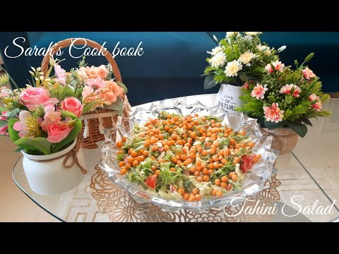 Easy Tahini Salad || Healthy & yummy salad recipe || Unique style salad Easy Tahini Salad || Healthy & yummy salad recipe || Unique style salad