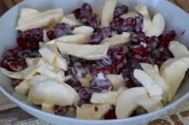 Kidney beans Mozzarella Salad Recipe | Mozzarella Salad | Healthy Mozzarella Salad