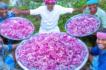 ONION RINGS | Crispy Onion Rings Recipe Cooking In Village | Snacks Recipe | HomeMade BreadCrumbs