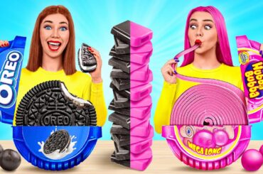 Bubble Gum vs Chocolate Food Challenge | Funny Food Situations by Multi DO Challenge