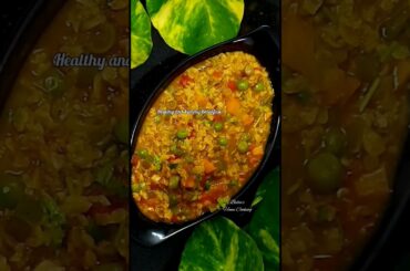 Vegetable Masala Oats Recipe/Healthy Breakfast Recipe/#shortsvideo/#shorts