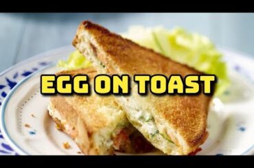 Breakfast Recipe - Healthy Egg Sandwich - Less ingredients