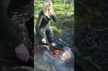 Breakfast for Champions #shorts #cooking #outdoors