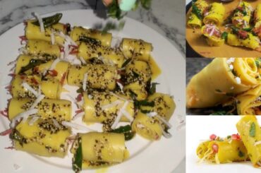 How to Make Khandavi - Delicious and Healthy Gujarati Snack Recipe | step by step tutorial