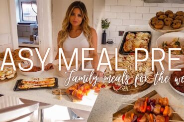 EASY MEAL PREP! FAMILY MEALS FOR THE WEEK SINGLE MUM OF 3