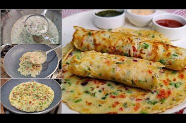 3 Minutes Recipe |  Soft chapati ready in 3 minutes / instant liquid rotis | mix veg roti |