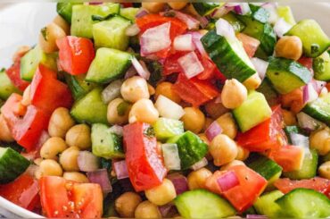 Chickpea Salad | Healthy Weight Loss Salad Recipe By Pakistani Mom In USA