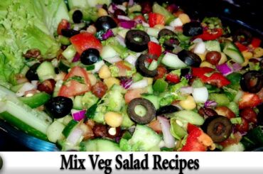 Mix Veg Salad Recipes | How to Prepare Mixed Vegetable Salad by Tast Recipe