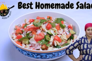 Super Healthy Homemade Salad Recipe In 2 Minutes I Weight Loss Recipe I By Bismillah Bites