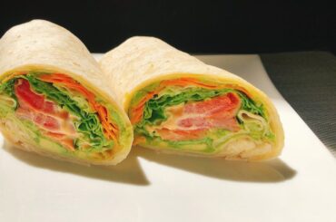 SMOKED SALMON WRAP | Healthy Recipe | Tortillas Rolls with Smoked Salmon #167