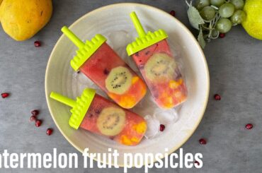 Watermelon Popsicle Recipe | Watermelon Fruit Popsicles | Healthy Fruit Popsicles | Best Bites