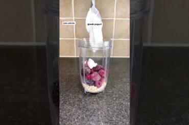 Low Calorie Vs High Calorie Protein Shake #shorts