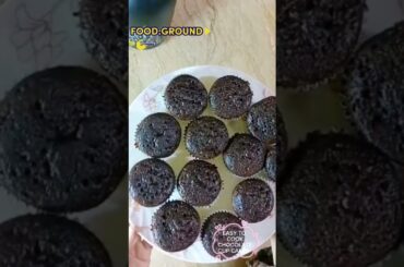 Easy to Make Chocolate Cupcakes that Kids Likes | Food Ground
