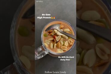 High protein smoothie for muscle building | No Oats No Milk No Sugar Smoothie for Weight gain #short