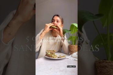 5 sandwich recipe ideas for a quick & healthy lunch#healthyrecipes #healthylunchideas #lunchboxideas