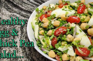 "Healthy and Delicious? This Egg and Chick Pea Salad Will Shock You!"