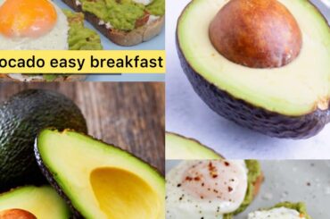 I have never eaten such a delicious avocado!easy and healthy breakfast! avocado breakfast recipes