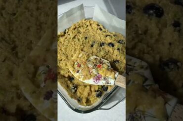 Lemon Blueberry Zucchini Cake with Lemon Frosting (gluten free)